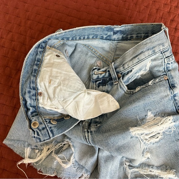 *ALTERED* PISTOLA Devin High Rise Mom Cut Off in the color Finesse size 26 - Picture 8 of 16